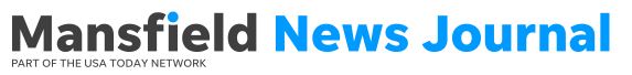 Mansfield News Journal Header Logo Black and Blue font on white background