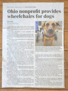 Naples Daily News Ohio nonprofit provides wheelchairs for dogs