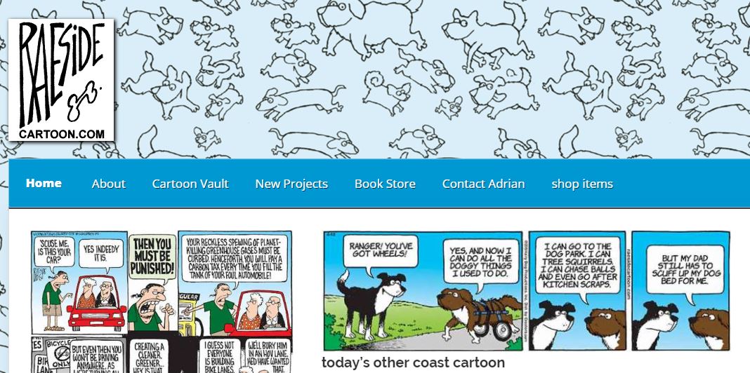 The Other Coast Cartoon Strip Adrian Raeside Rescued Rollers